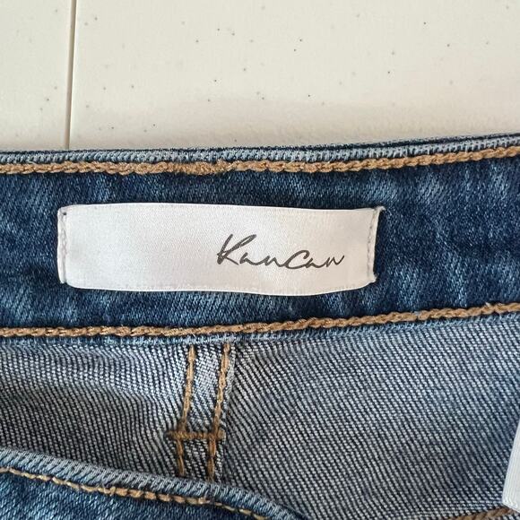 KanKan Jeans Size 15/31 Raw Hem Slightly Distressed - Picture 7 of 12